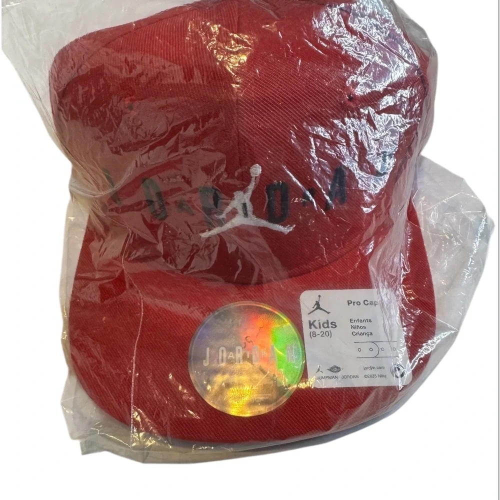 Jordan Kids/Adult Red Pro Cap - Picture 1 of 6